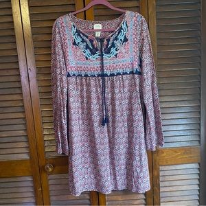 Lucky brand long sleeve women’s dress